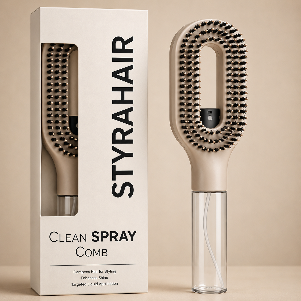 2 in 1 Misting Detangling Brush