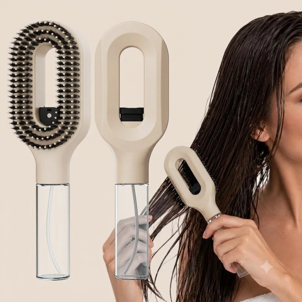 2 in 1 Misting Detangling Brush