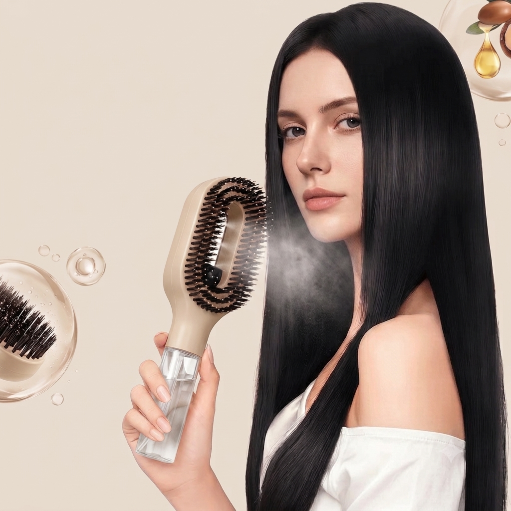 2 in 1 Misting Detangling Brush