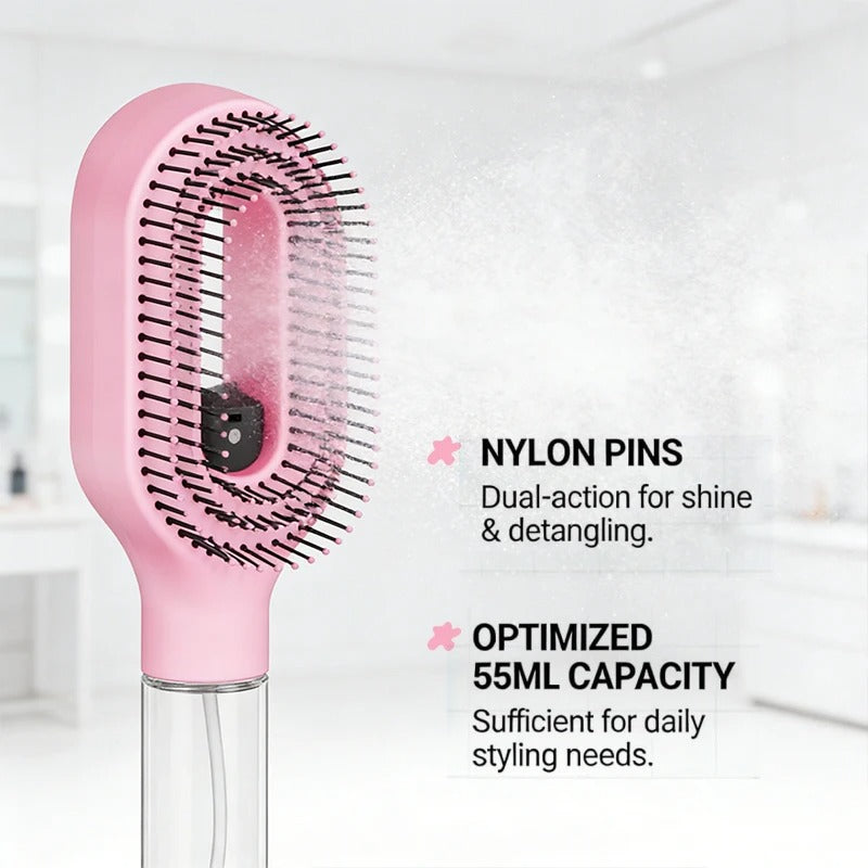 2 in 1 Misting Detangling Brush