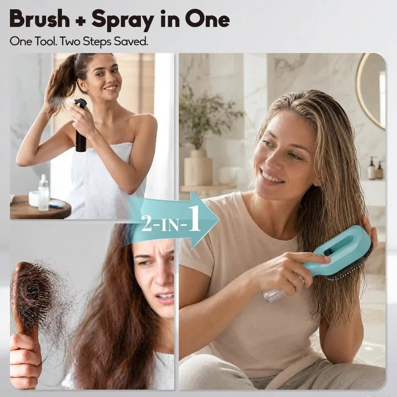 2 in 1 Misting Detangling Brush