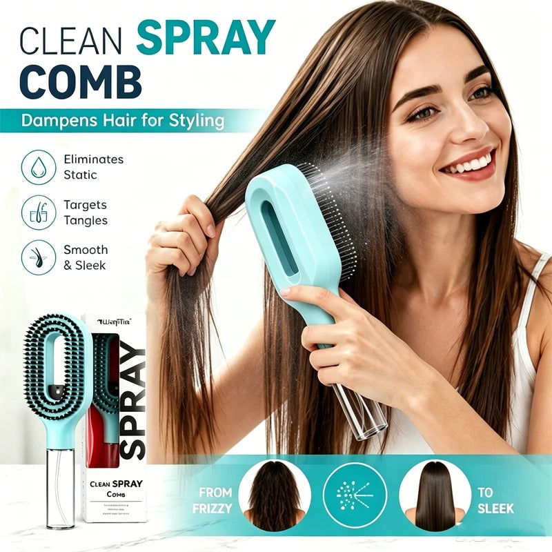 2 in 1 Misting Detangling Brush