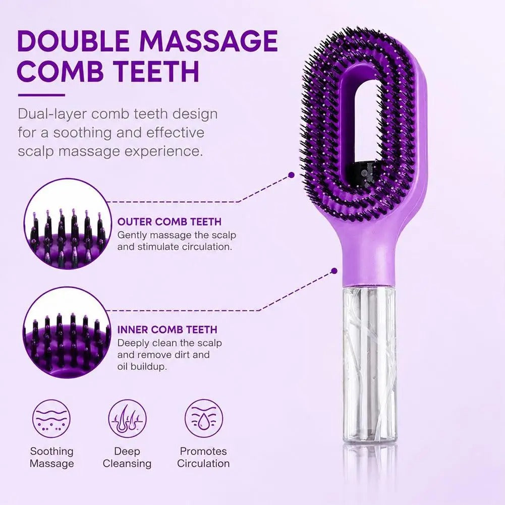 2 in 1 Misting Detangling Brush