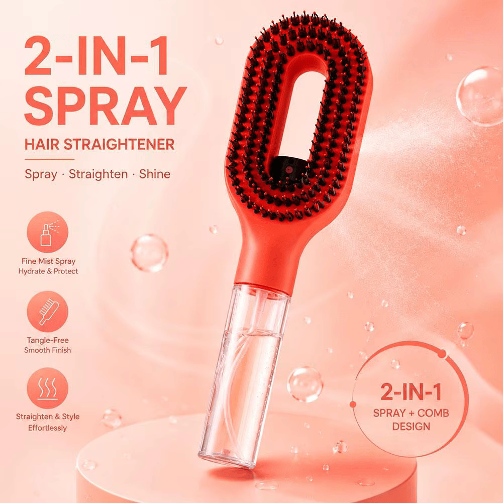 2 in 1 Misting Detangling Brush