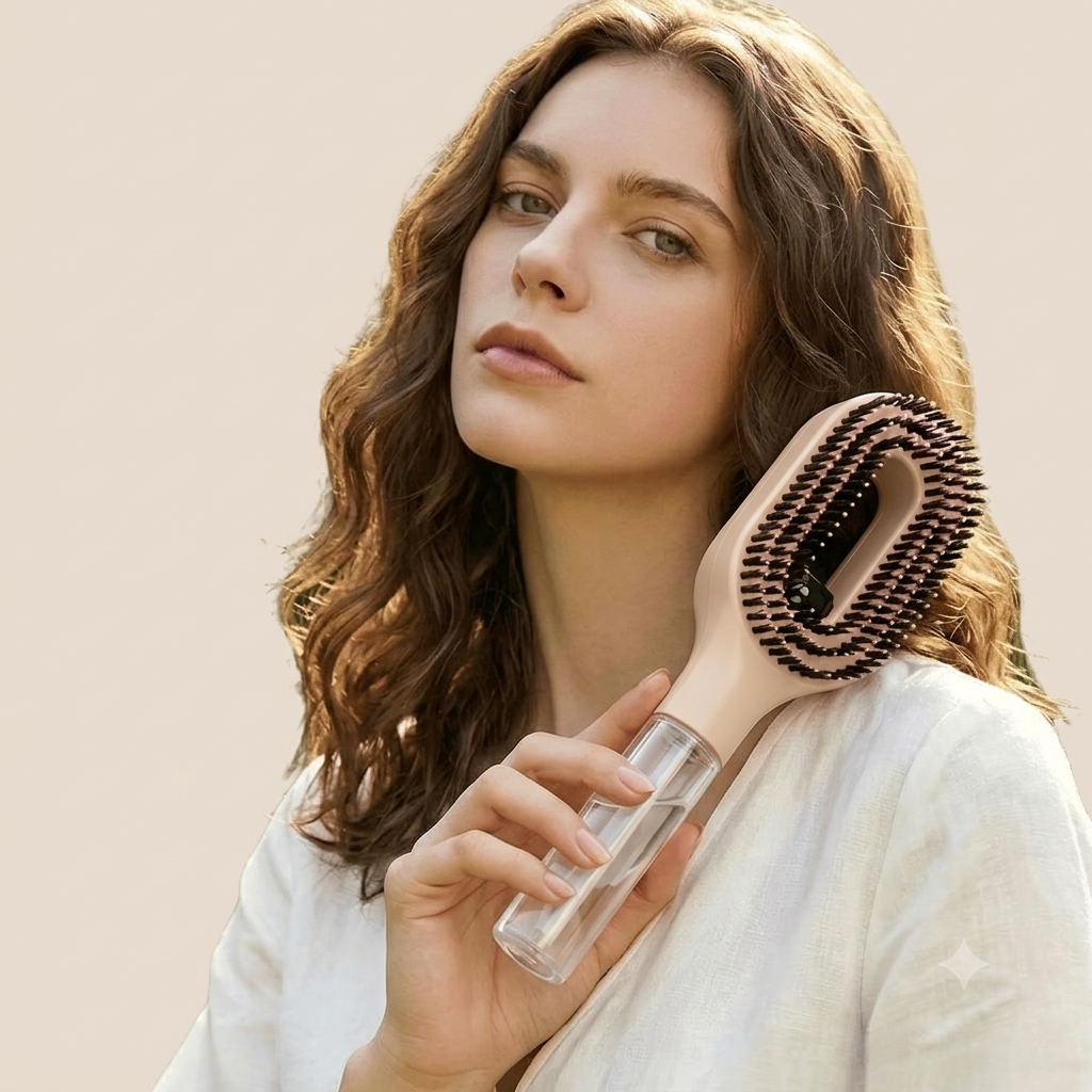2 in 1 Misting Detangling Brush