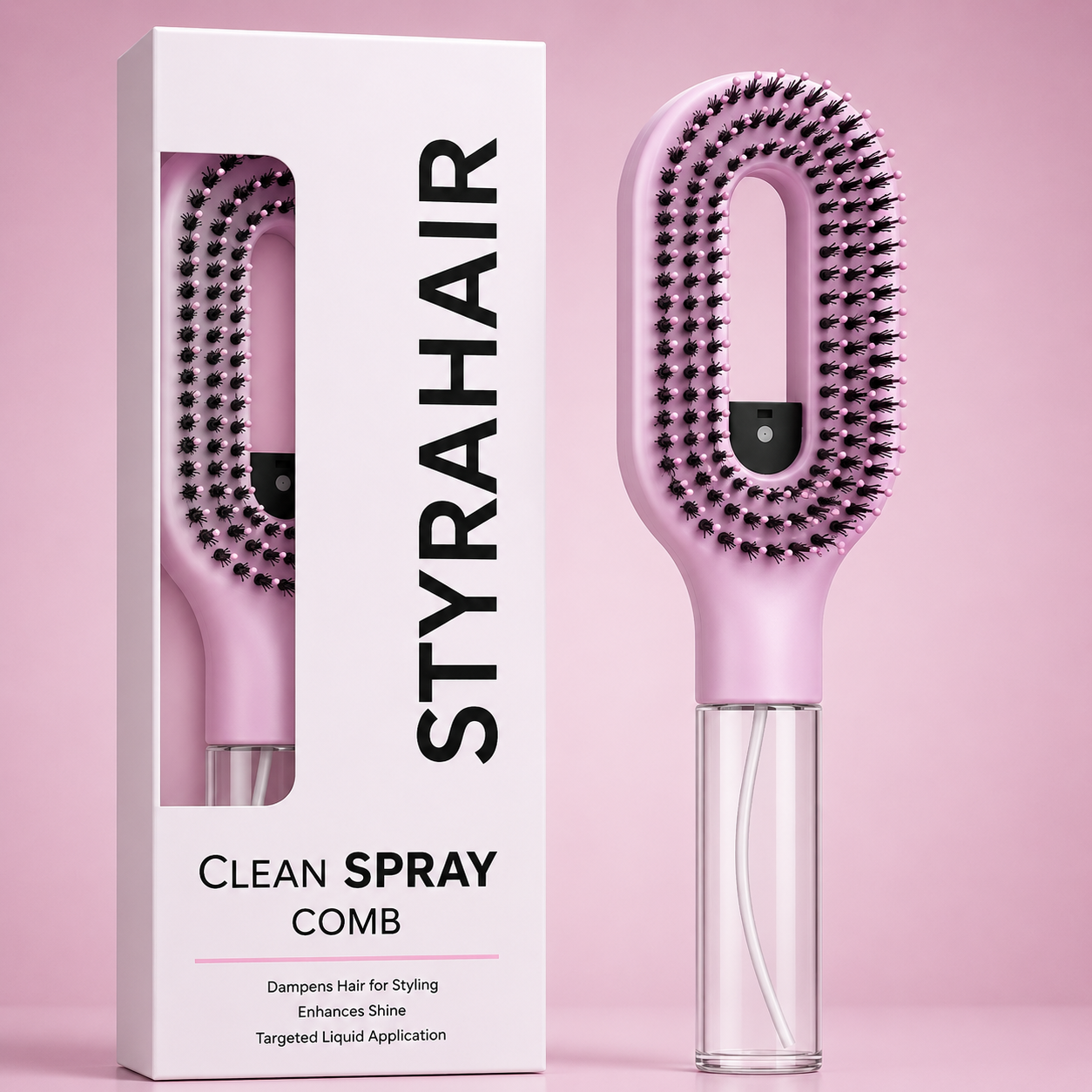 2 in 1 Misting Detangling Brush